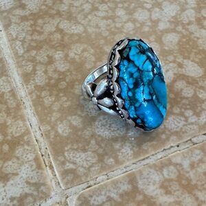 Turquoise with sterling Silver Ring